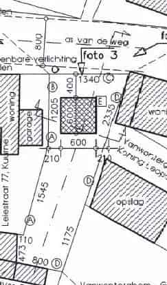 Bouwgrond op 323 m² met zuid gerichte tuin in de Leiestraat.