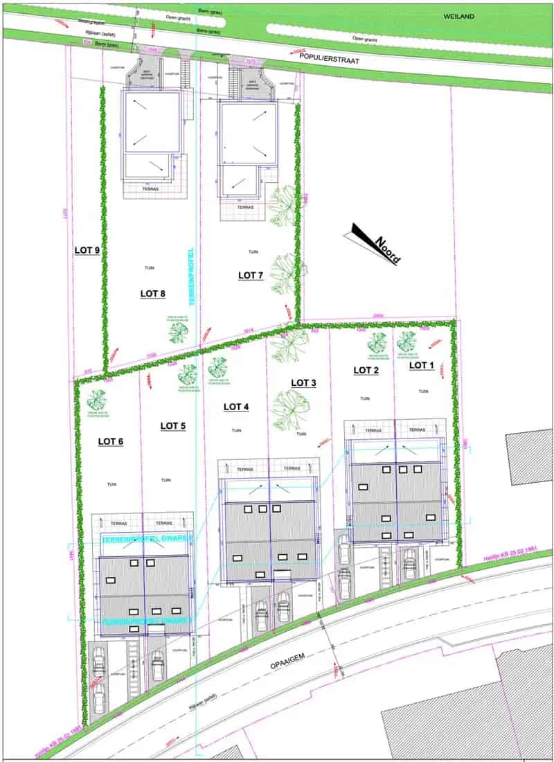 Nieuwbouwproject: 6 half en 2 open woningen te koop