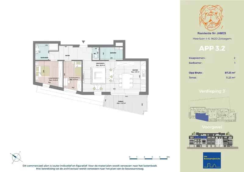 Residentie Sir James - Appartement te koop