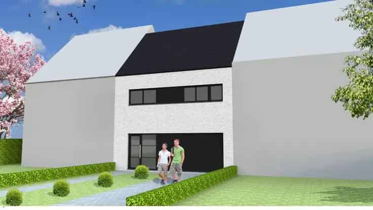 Nieuwbouw Huis Alveringem: Aanpasbare Gesloten Bebouwing
