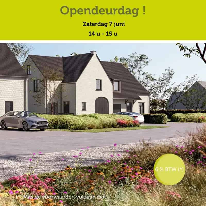 Nieuwbouwwoning met 3 slaapkamers (4 mogelijk) met landelijk uitzicht