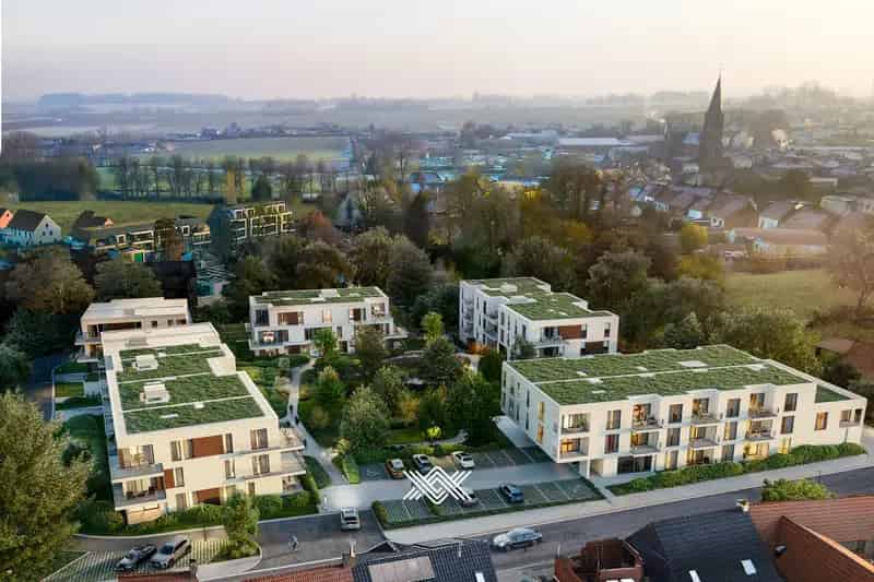 Energiezuinig en landelijk wonen in het centrum van Kruishoutem - 6% btw mogelijk - Appartement te koop