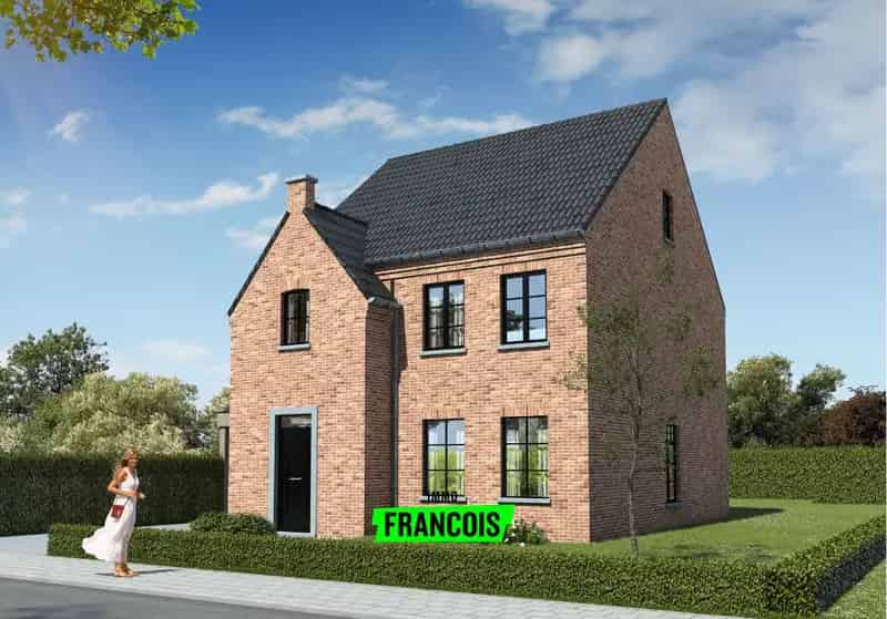 Charmante en energiezuinige nieuwbouwwoning met drie slaapkamers in Woumen