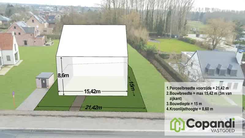 Bouwgrond voor open bebouwing te Duffel