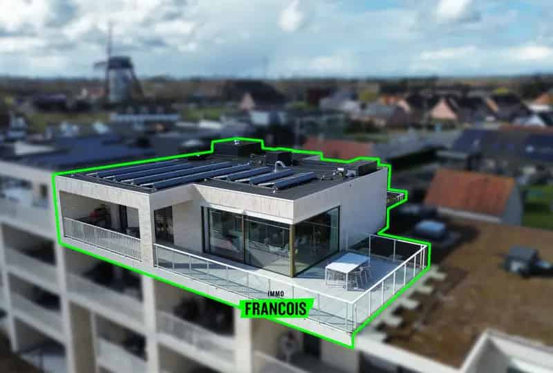 Penthouse met drie slaapkamers te Sint-Pieters