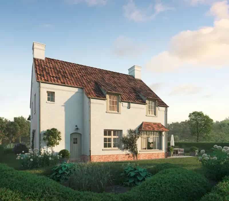 Authentiek nieuwbouwvilla met 4 slaapkamers in Lennik