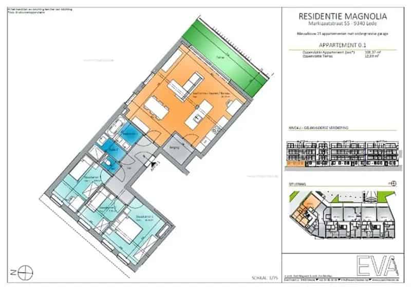 Nieuwbouw appartement te koop in Lede
