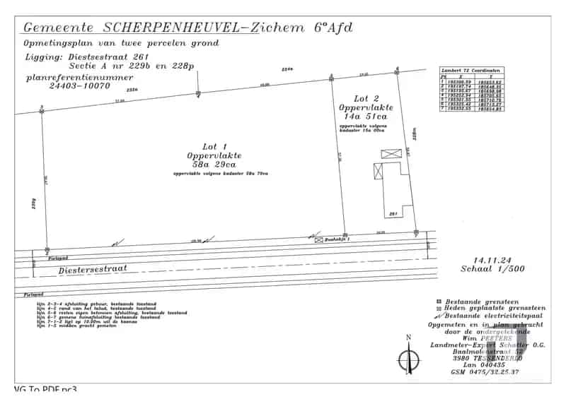 Landbouwgrond van 59 are te Scherpenheuvel