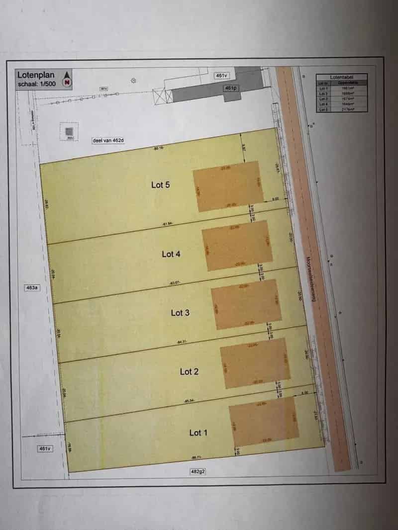Lot 2: 1.698 m2 bouwgrond voor VILLABOUW