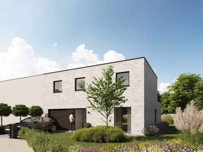 HALFOPEN NIEUWBOUWWONING MET 3 SLPKS EN LANDELIJK ZICHT OP 510M²