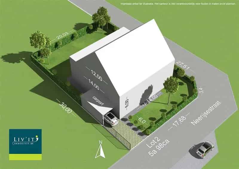 Bouwgrond open bebouwing in doodlopende straat!