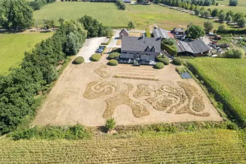 Zéér rustig & landelijk gelegen, deels gerenoveerde boerderij op 8.198m² met vijver en bijgebouw
