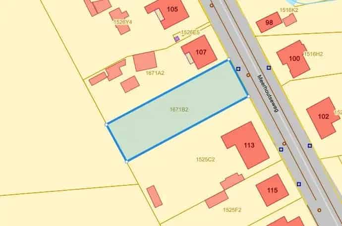 Ruime bouwgrond van 1.411m² voor vrijstaande woning met mooi verzicht in Geel !