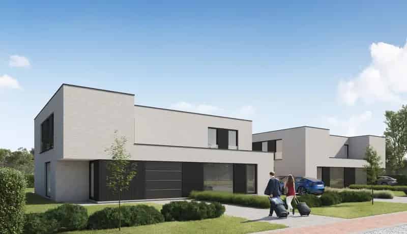 Moderne, halfopen woningen