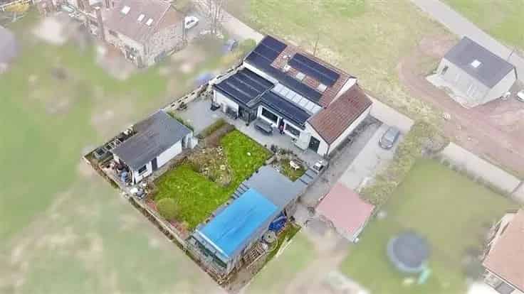 4 Gevelwoning Biesme Sous Thuin Zwembad 265m2 PEB A