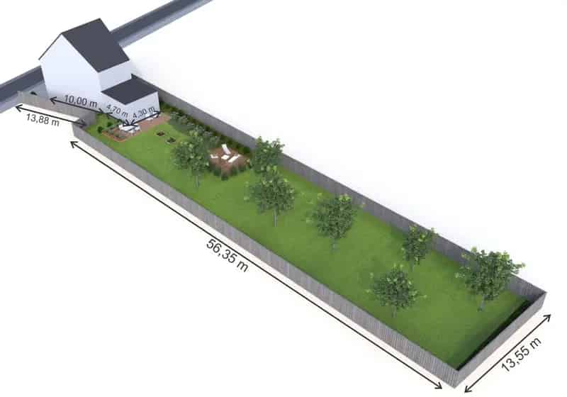 Centraal gelegen bouwgrond van 827m² voor open bebouwing te Berendrecht
