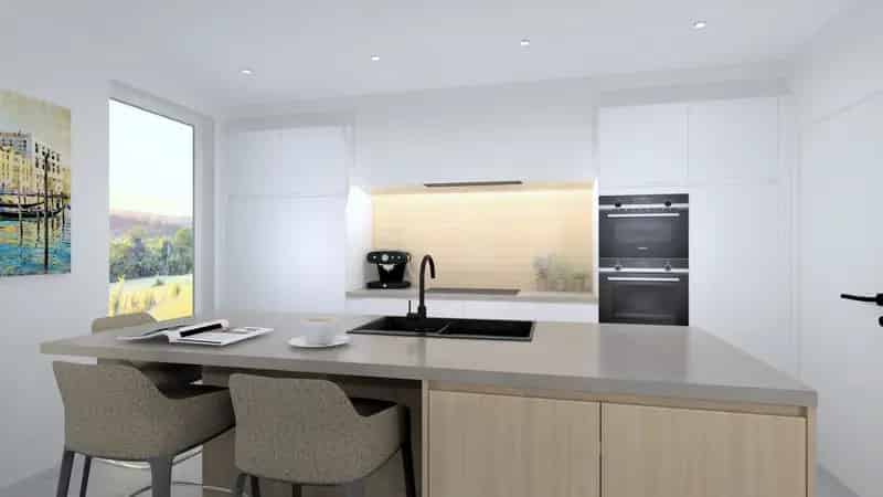 Energiezuinige moderne nieuwbouwwoning met vier slaapkamers in Woumen