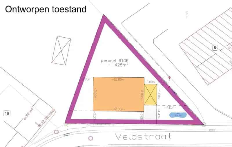 Rustig gelegen bouwgrond +/-425m² voor OB