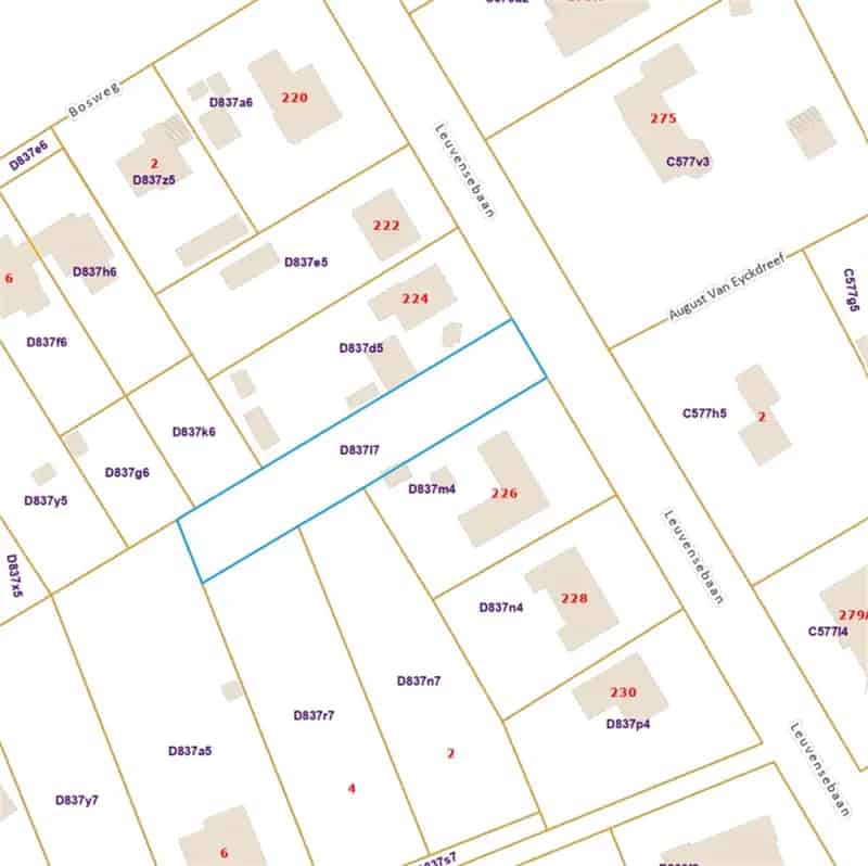 Grond van 1.140m² te Putte