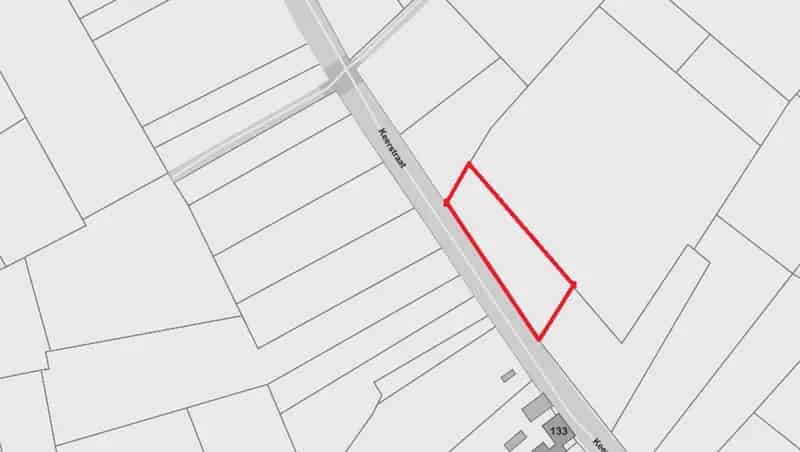 Perceel weideland van 1768m² gelegen in Erpe-Mere