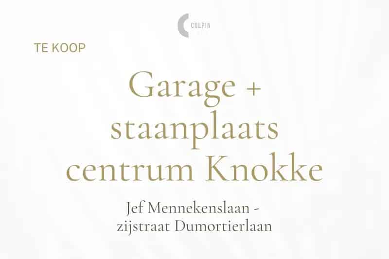 Gemakkelijke tandemparking in het centrum van Knokke
