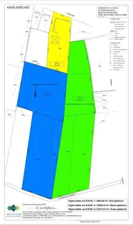 LOT 4: LANDBOUWGROND (groen + blauw)