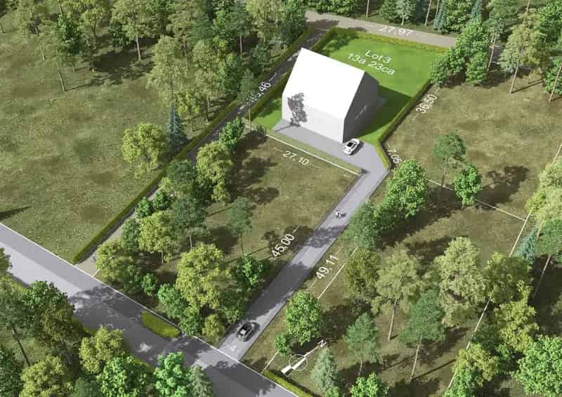 Bouwgrond voor open bebouwing in een groene omgeving