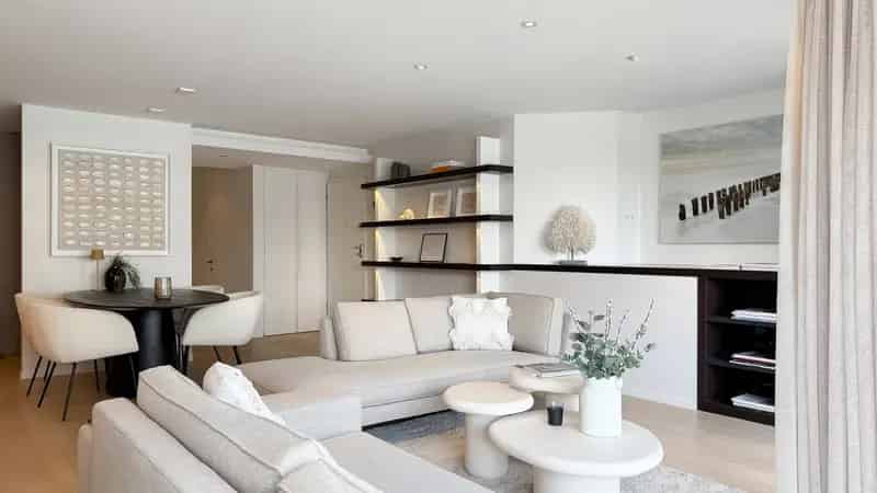 Luxe Appartement Albertplein Knokke Heist 2 slaapkamers Zeezicht
