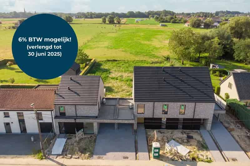 Nieuwbouwwoning met zicht op de velden (6% btw mogelijk)