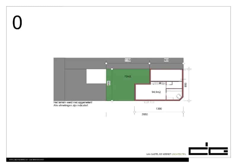 Bouwgrond 180m² Schelle - HOB - Centrum