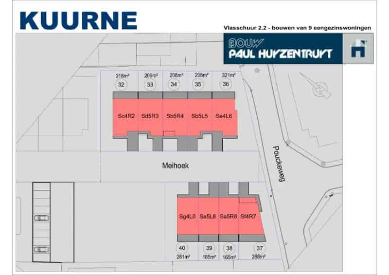 Nieuwbouw project te koop in Kuurne