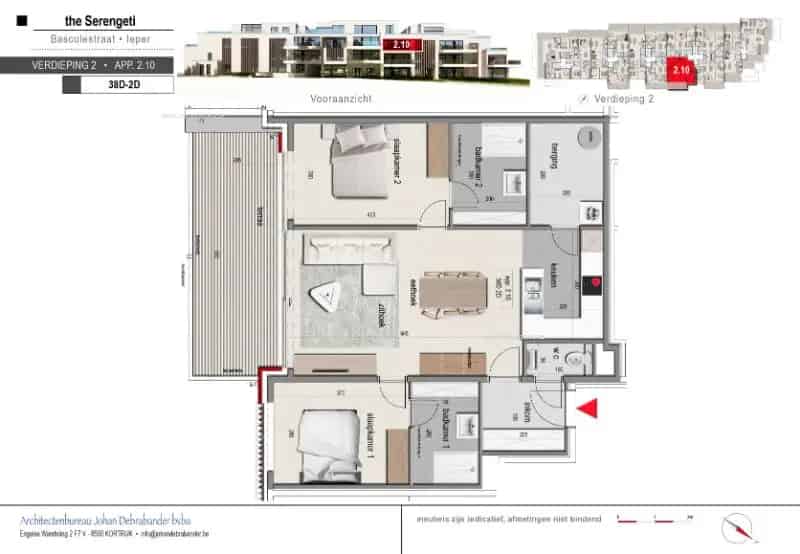 Nieuwbouw appartement te koop in Ieper
