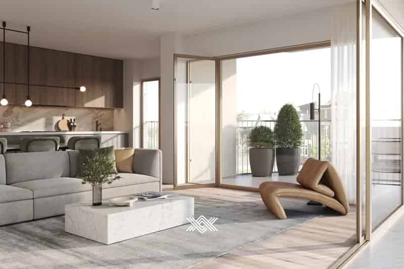 Appartement te huur Deinze 1 slaapkamer ruim terras 6 BTW