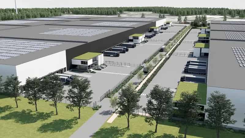 Nieuwbouw bedrijfsgebouw te huur in Genk Green Logistics Genk