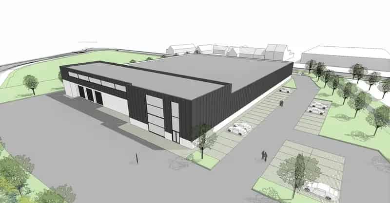 Nieuwbouw bedrijfsgebouw te huur in Assesteenweg Ternat
