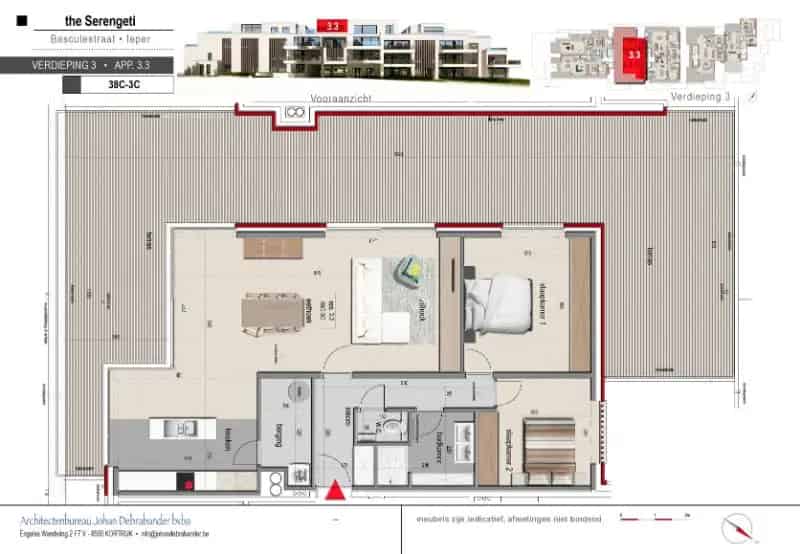 Nieuwbouw appartement te koop in Ieper