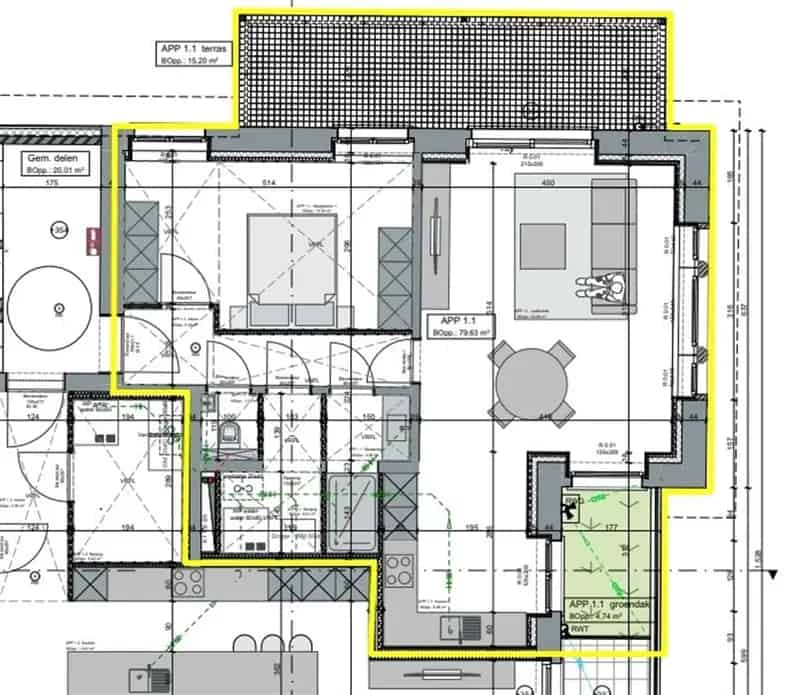 Appartement te koop in Wetteren