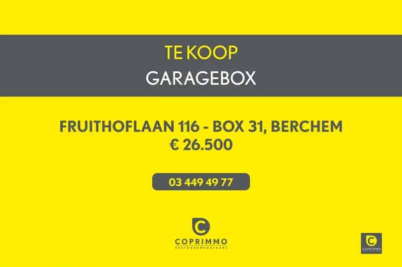 Garagebox te Fruithoflaan!