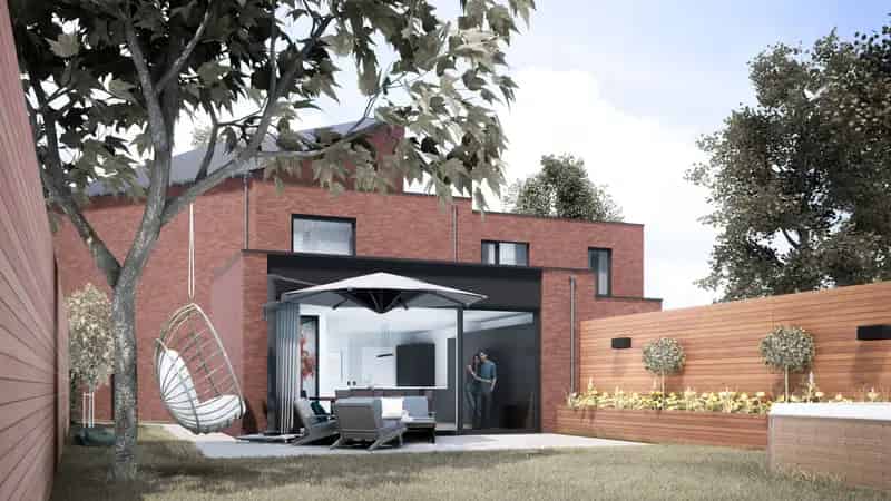 Ruime energiezuinige (E20) nieuwbouwwoning op 522,5 m²