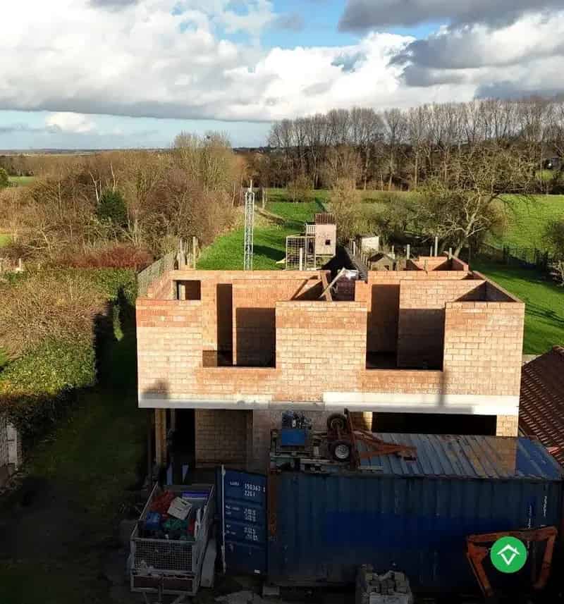Prachtige woning met nieuwbouwwoning in opbouw in Ichtegem – 2945 m² grond