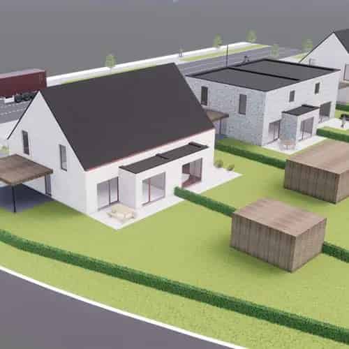Energie-Efficiënte gezinswoningen in een groene omgeving met 4 slaapkamers en garage
