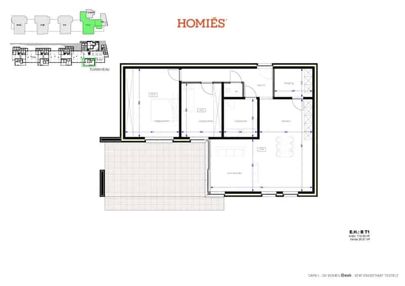 Appartement te huur
