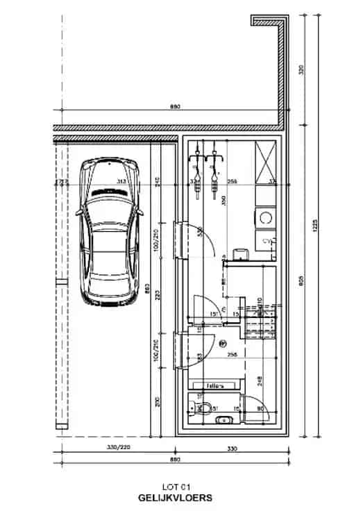Nieuwbouw Huis Kieldrecht 3 slaapkamers Tuin Inclusief