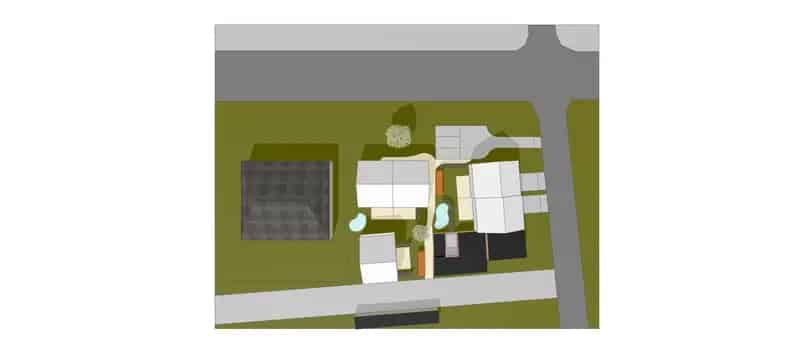 Projectgrond voor 5 woningen