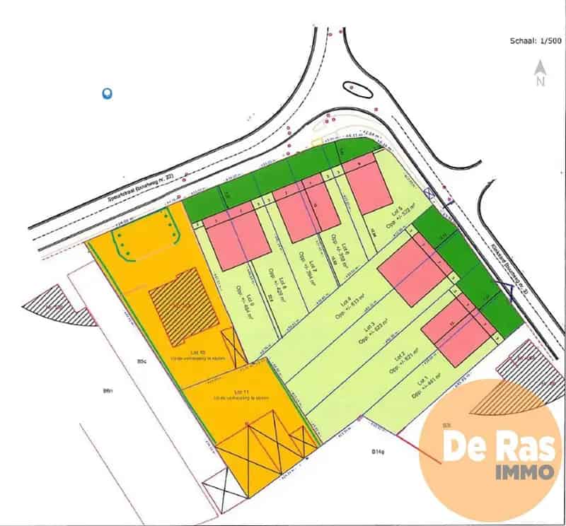 OORDEGEM - Leuk gelegen bouwgrond voor HOB op 4a29ca