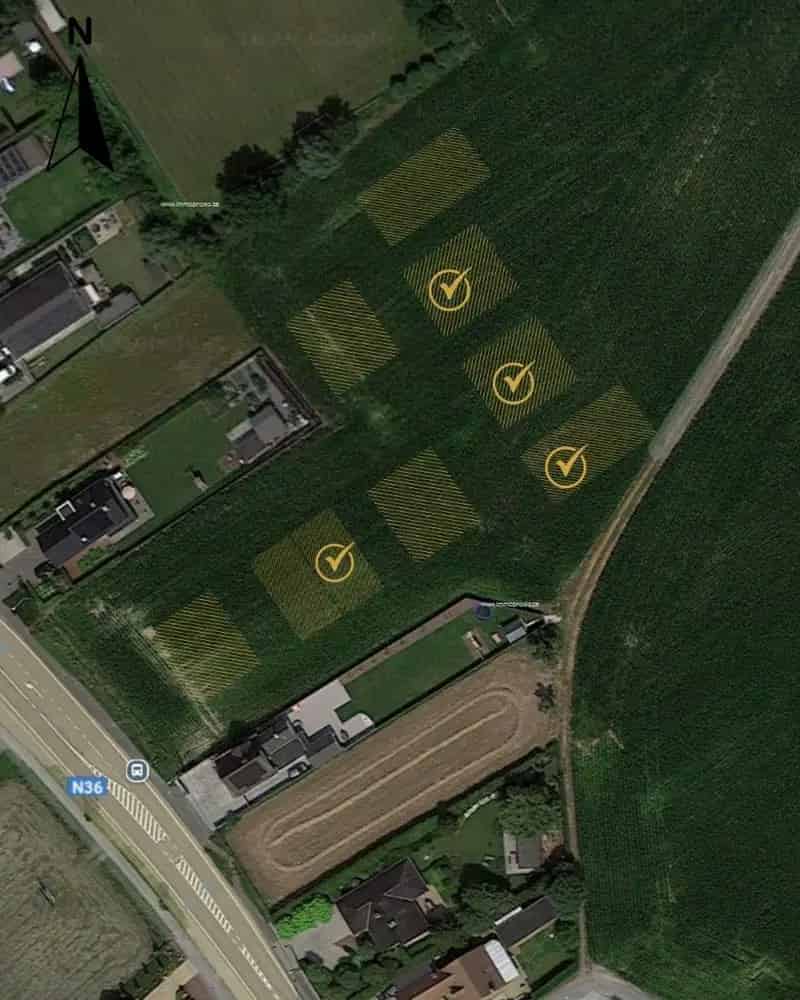 Bouwgrond Ingooigem: 4 Percelen te Koop