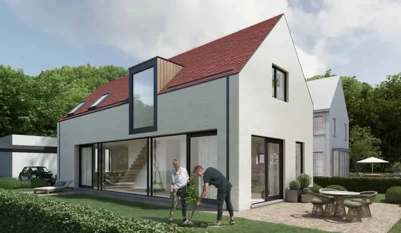 Tijdloze nieuwbouwvilla te koop in Huise
