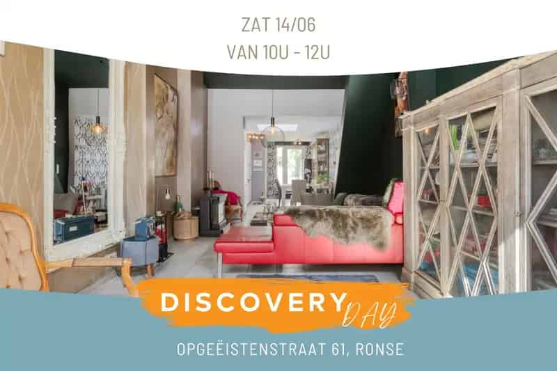 Huis te koop Ronse: Instapklare woning met stadstuin