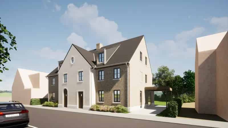 Landelijk wonen in een moderne halfopen nieuwbouw