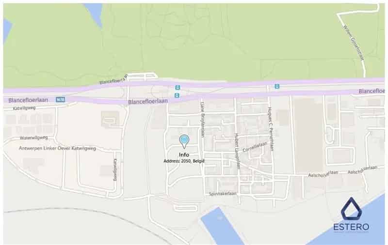 Ondergrondse staanplaats beschikbaar in het complex 'Castor'.
